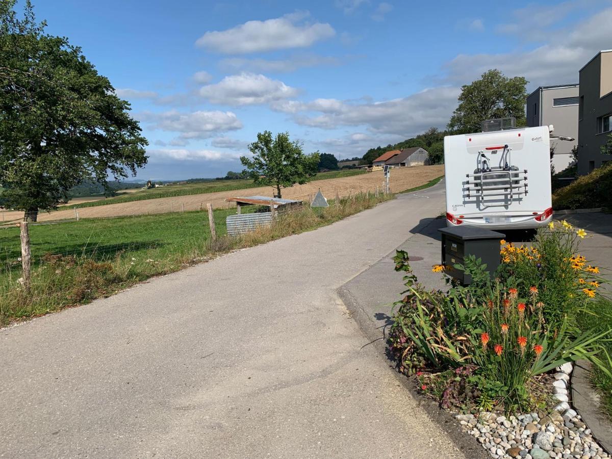 C&C Motorhome/Rv/Caravan/Van Park La Sonnaz Kültér fotó